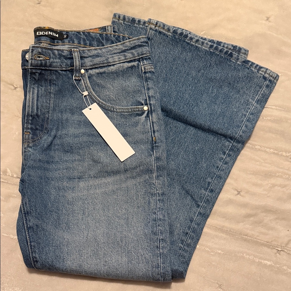 EB Denim Sky Blue Boot Cut Jeans
